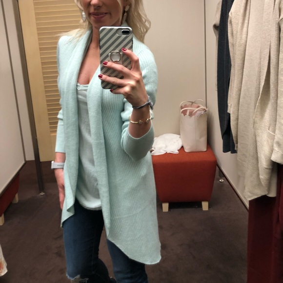 Leith Ribbed Shawl Cocoon Sweater- NSale - Picture 5 of 10